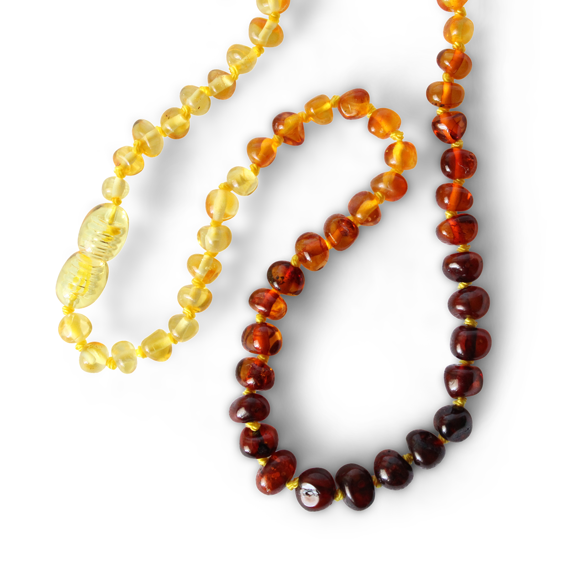 שרשרת ענברים לתינוק 3 גוונים 2